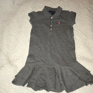 Grey Polo Ralph Lauren girl’s dress